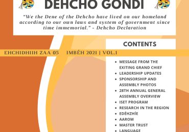 Dehcho Gondi Newsletter Imbéh 2021 | Vol. 1