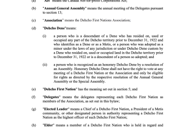 Amended DFN By-laws Now Available