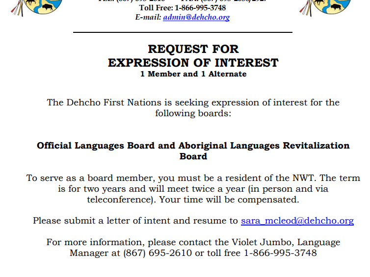 Official Languages Board and Aboriginal Languages Revitalization Board