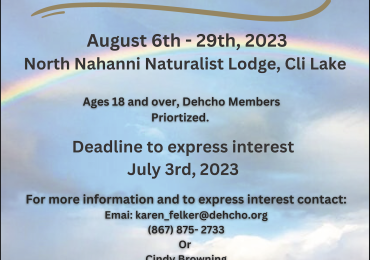 Dehcho Journey to My Best Self Healing Program