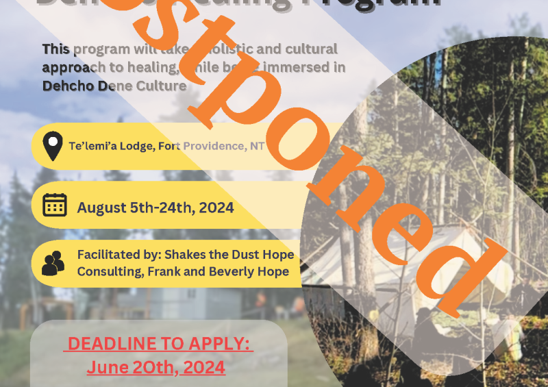 2024 Annual Healing Program will be postponed until March 2025