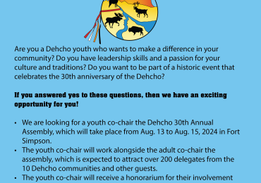 Youth Call Out As Co-Chair for Annual Assembly